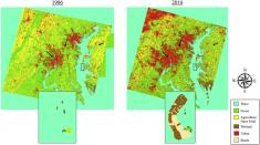 UMD and USGS Researchers and GEOG Lecturer Publish Paper on Island Habitat Loss in the Chesapeake Bay Region
