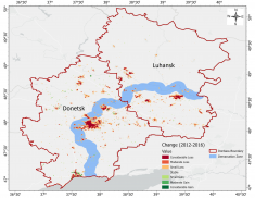 Night-time light loss during War in Ukraine